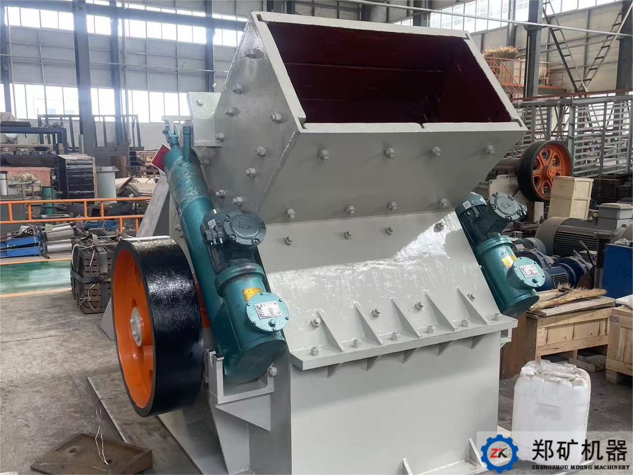 熱烈祝賀徐州PC1000×1000錘式破碎機(jī)設(shè)備交貨完成！